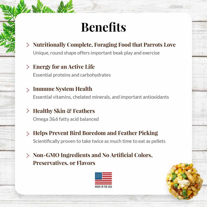 Lafeber Company Garden Veggie Nutri-Berries Parrot Food 3lb