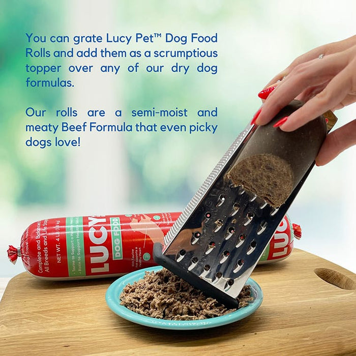 Lucy Pet Products Dog Food Roll Beef 1lb