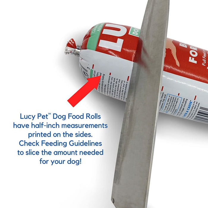 Lucy Pet Products Dog Food Roll Beef 1lb