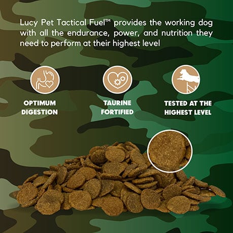 Lucy Pet Products Tactical Fuel Dry Dog Food Chicken, Brown Rice & Oatmeal 30lbs