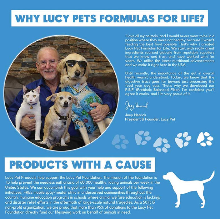 Lucy Pet Products Formulas for Life Dry Cat Food Salmon, Pumpkin & Quinoa 4lbs