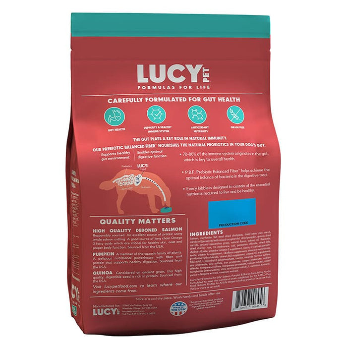 Lucy Pet Products Formula for Life L.I.D. Dry Dog Food Salmon, Pumpkin & Quinoa 4.5lb