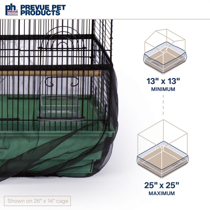 Prevue Pet Products Bird Cage Mesh Seed Catcher