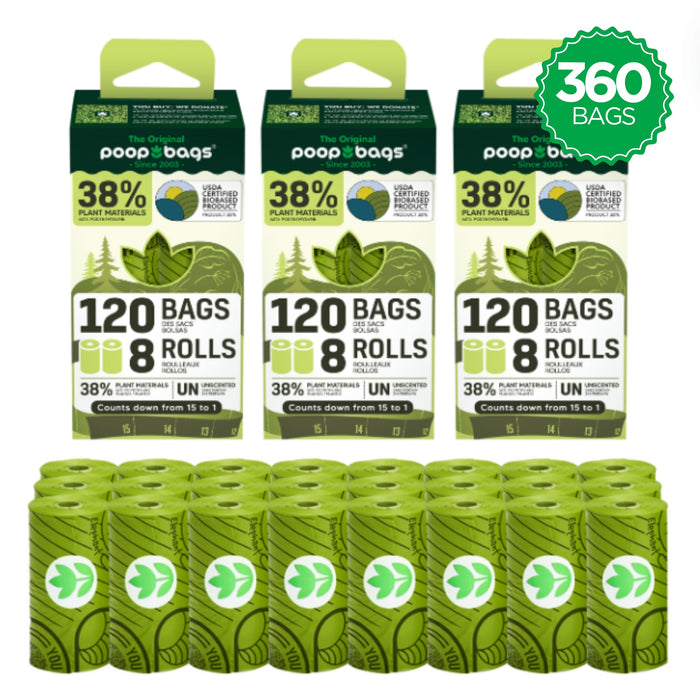 The Original Poop Bags Countdown Rolls® Unscented Leash Roll Poop Bags