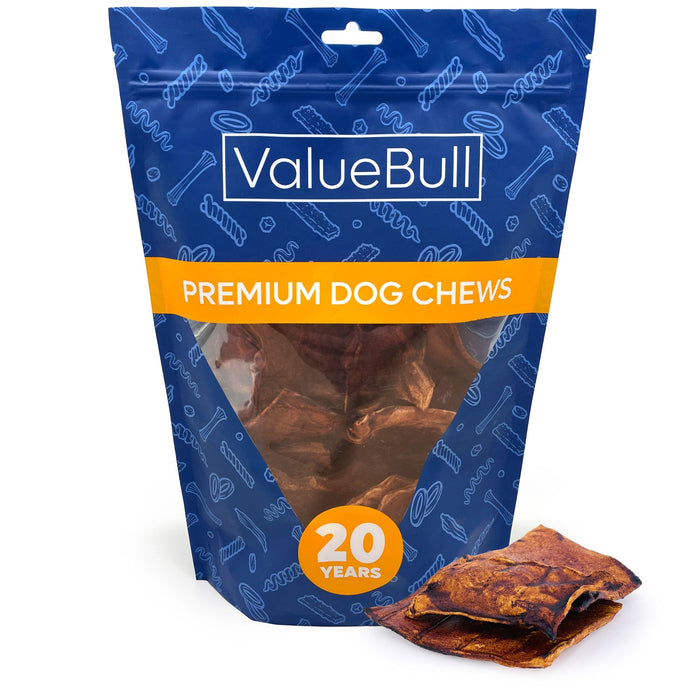 Value Pet Supplies ValueBull USA Rawhide Chips, Natural Beef Flavor, 25 Count