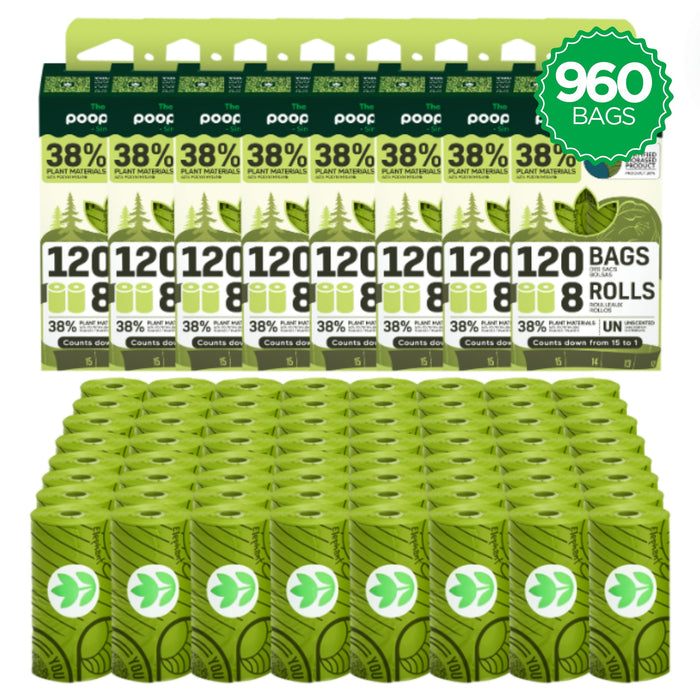 The Original Poop Bags Countdown Rolls® Unscented Leash Roll Poop Bags