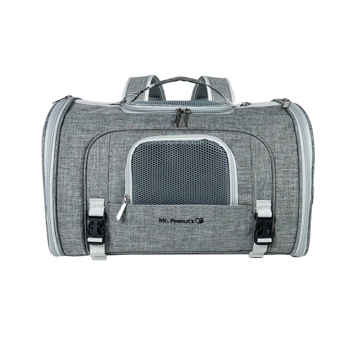 Mr. Peanut's Monterey Series Airline Compliant Horizontal Backpack Pet Carrier