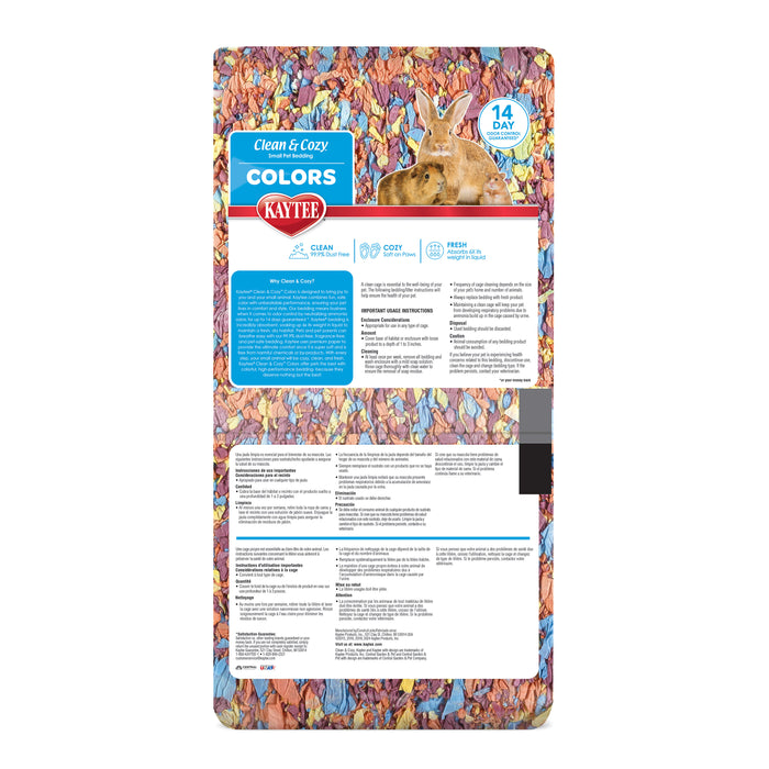 Kaytee Clean & Cozy Colors Bedding Kaleidoscope 24.6 Liters