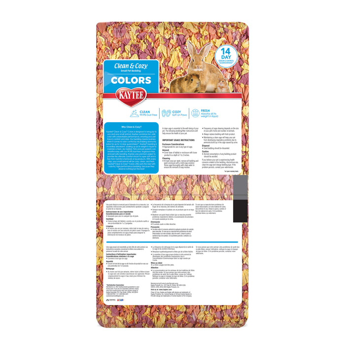 Kaytee Clean & Cozy Colors Bedding Sunset 24.6 Liters