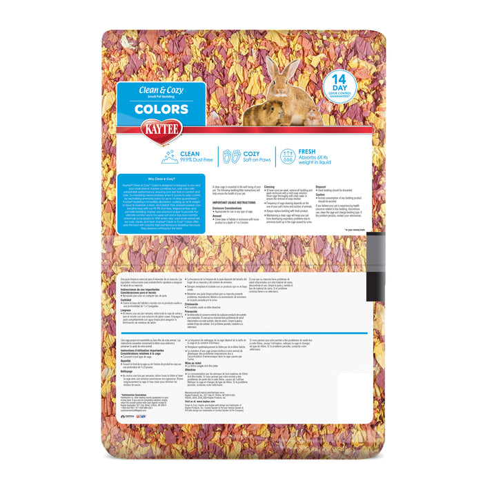 Kaytee Clean & Cozy Colors Bedding Sunset 49.2 Liters