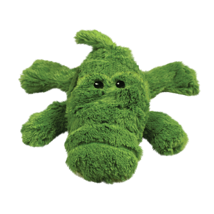 KONG Cozie Ali Alligator Plush Dog Toy Green SM - Image 5