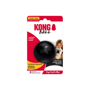 KONG Extreme Ball Dog Toy Black SM - Image 11
