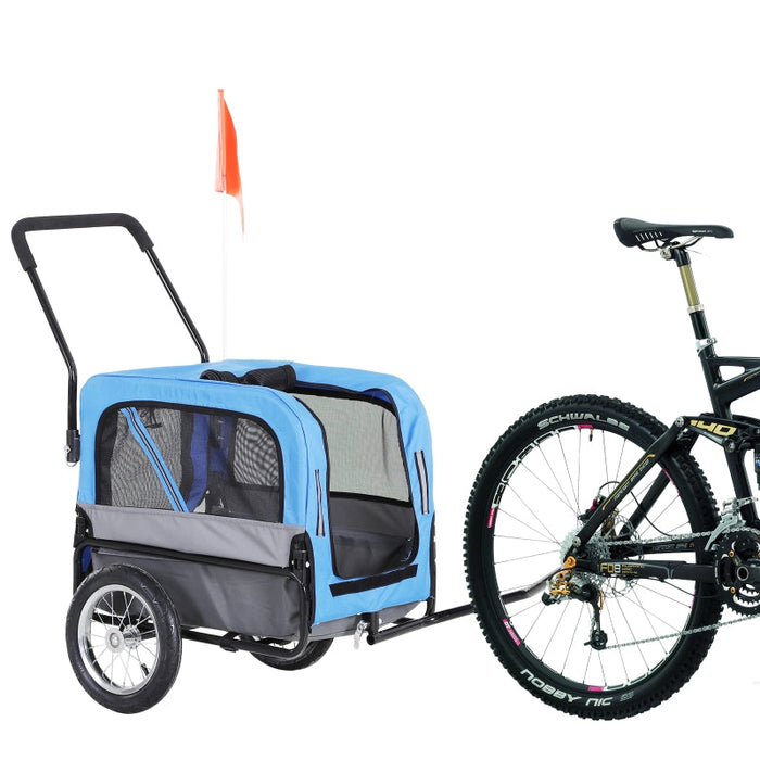 Furr Baby Gifts 3 Wheel Pet 2-in-1 Jogging Stroller Bike Trailer