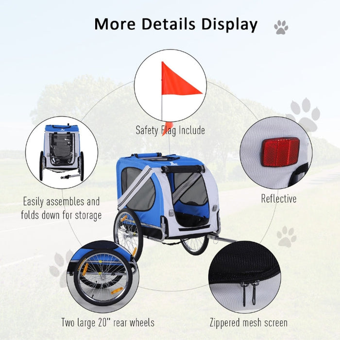 Furr Baby Gifts Bike Trailer Cargo Cart for Dogs and Pets