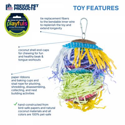 Prevue Pet Products Playfuls Barn Dance Bird Toy