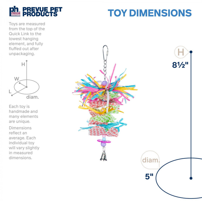 Prevue Pet Products Playfuls Miami Frost Bird Toy