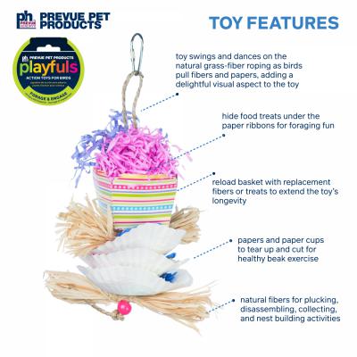 Prevue Pet Products Playfuls Dessert Delights Bird Toy