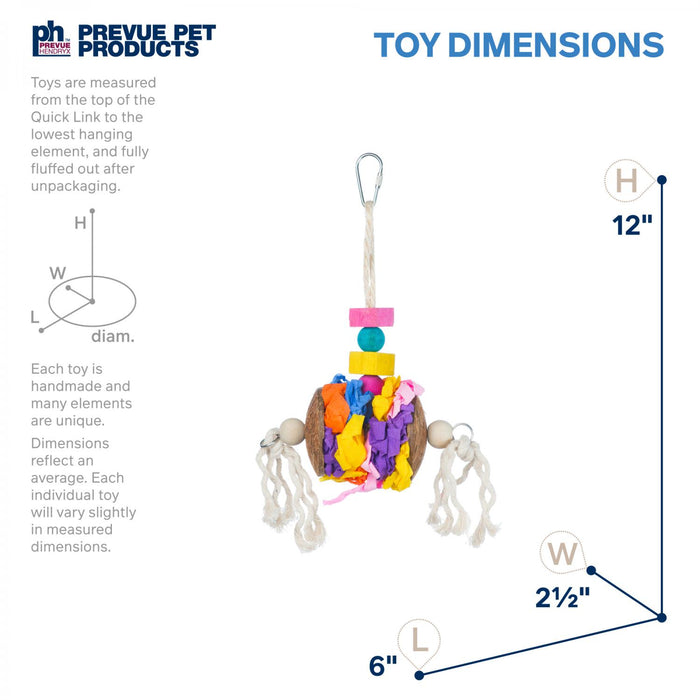 Prevue Pet Products Playfuls Accordion Crinkle Bird Toy