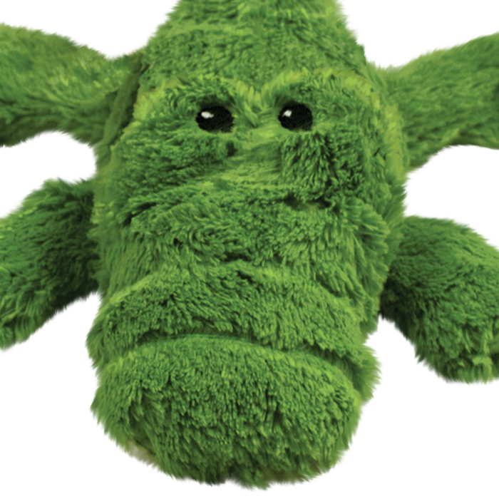 KONG Cozie Ali Alligator Plush Dog Toy Green MD - 1 - Image 6