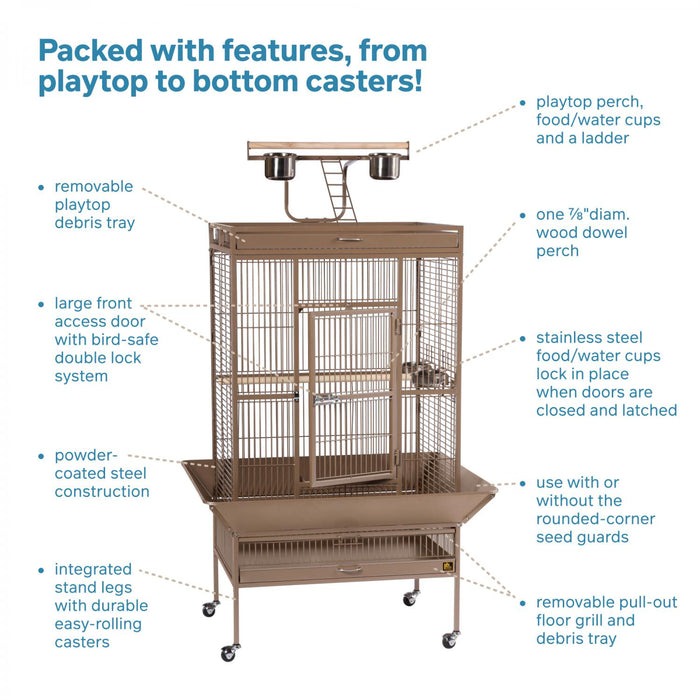 Prevue Pet Products Playtop 30" Bird Home