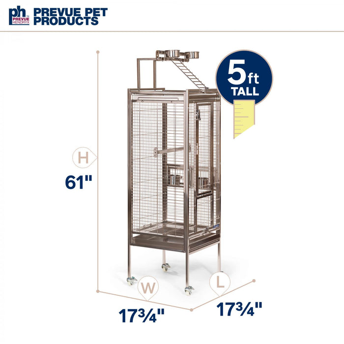 Prevue Pet Products Small Stainless Steel Bird Cage