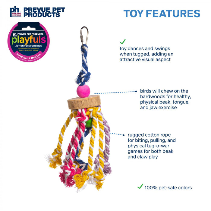 Prevue Pet Products Playfuls Court Jester Bird Toy