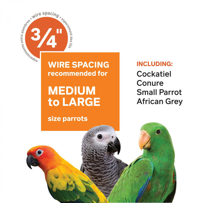 Prevue Pet Products Playtop 35-3/8" Bird Home