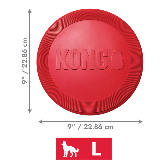KONG Flyer Dog Toy Red LG - 8 - Image 10