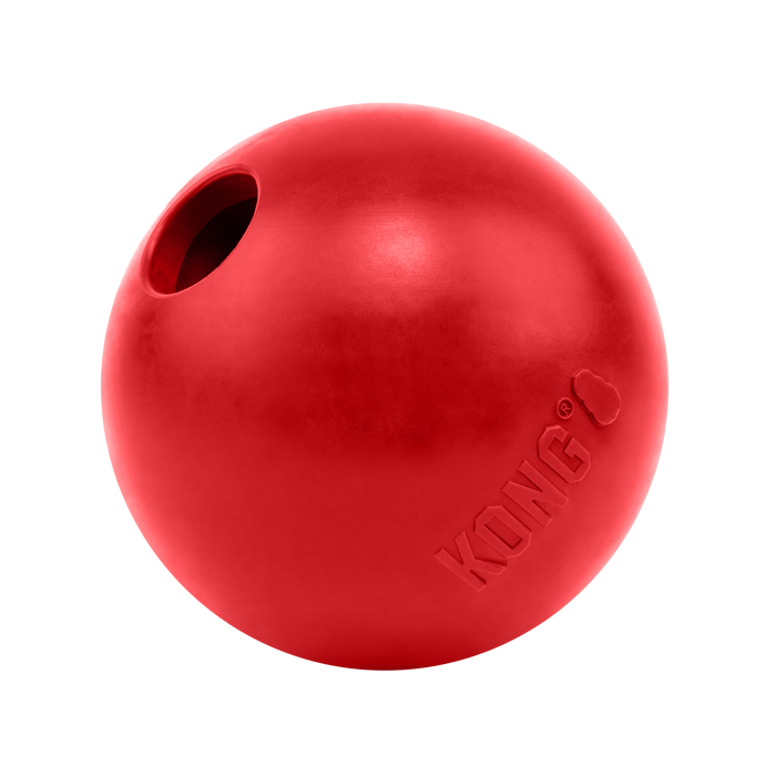 KONG Ball with Hole Dog Toy Red SM - 3 - Image 11