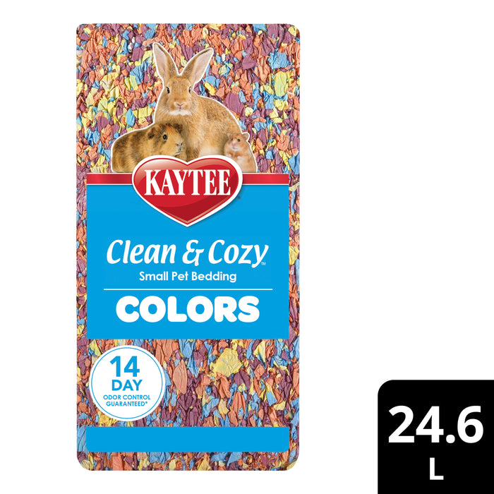 Kaytee Clean & Cozy Colors Bedding Kaleidoscope 24.6 Liters