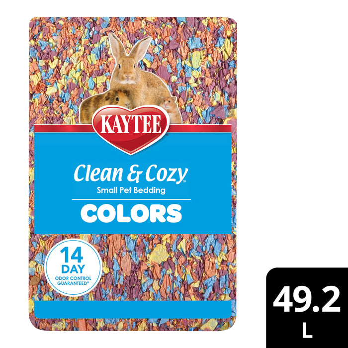 Kaytee Clean & Cozy Colors Bedding Kaleidoscope 49.2 Liters