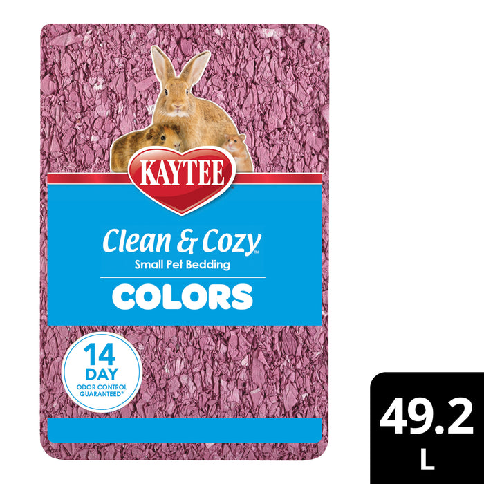 Kaytee Clean & Cozy Colors Bedding Plum 49.2 Liters