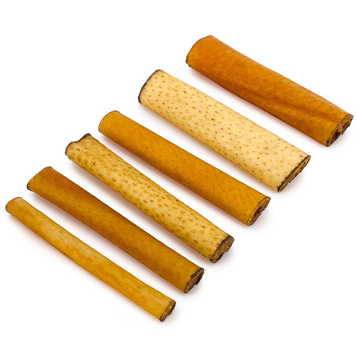 Value Pet Supplies ValueBull USA Pig Skin Retriever Rolls, 4 Inch, Smoked, 50 Count