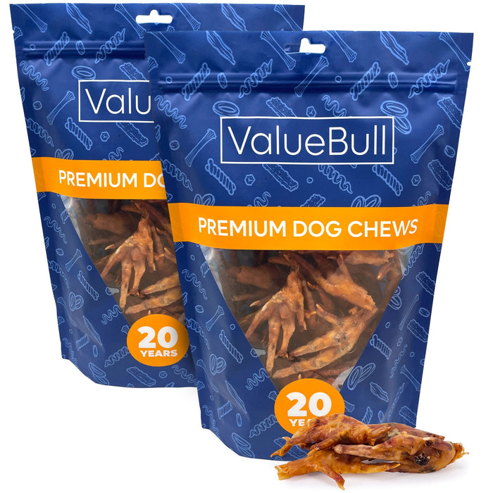 Value Pet Supplies Value Pet Supplies ValueBull Chicken Feet for Dogs, 50 Count