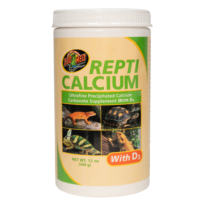 Zoo Med Repti Calcium with Vitamin D3 Reptile Supplement 12 oz