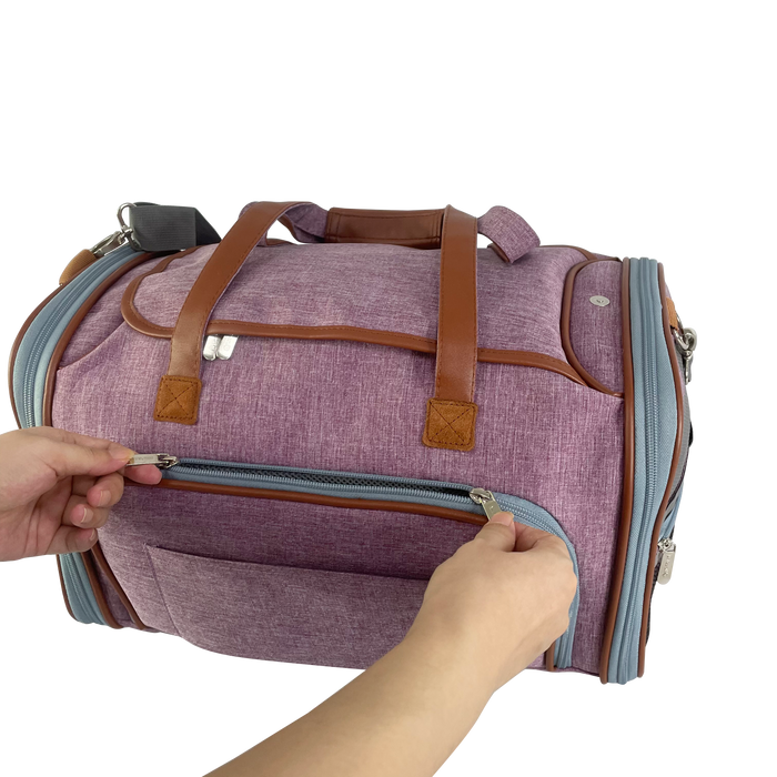 Mr. Peanut's Gold Series Standard Size Airline Compliant Expandable Pet Carrier V2.0