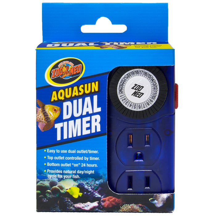 Zoo Med AquaSun Dual Timer Blue
