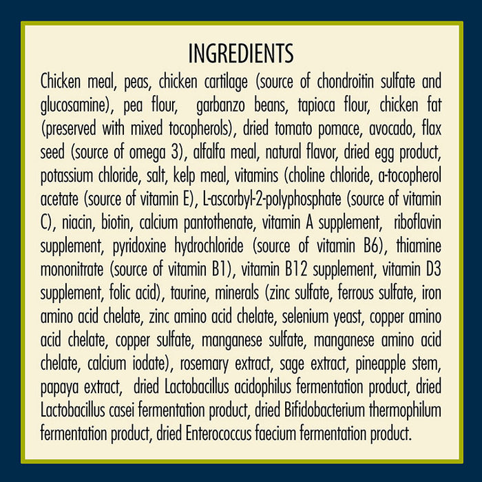 AvoDerm Natural Advanced Joint Health Chicken Meal Formula - Grain Free Adult Dry Dog Food 24 lb