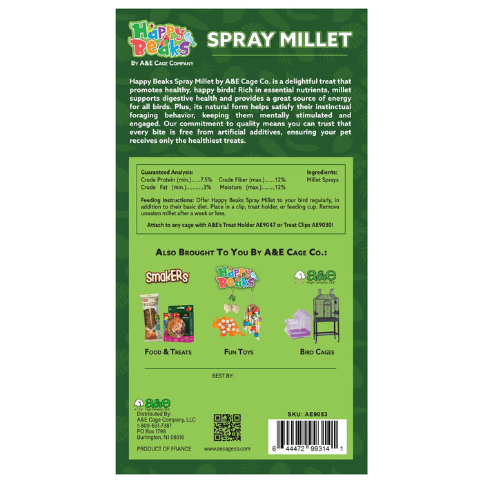 A&E Spray Millet  - Retail Bag 6pcs