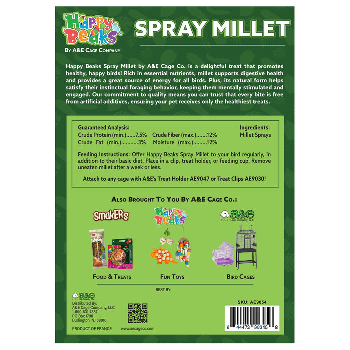A&E Spray Millet  - Retail Bag 12pcs