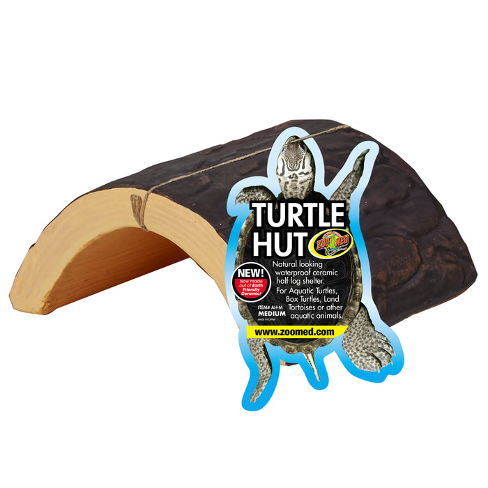 Zoo Med Turtle Hut Brown/Yellow MD