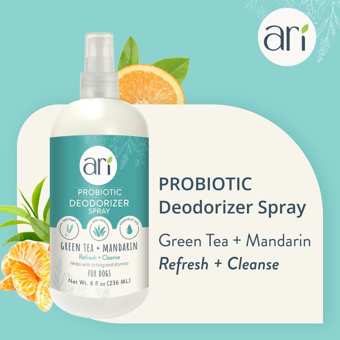 Health Extension ARI Probiotic Deodorizer Spray – GREEN TEA + MANDARIN