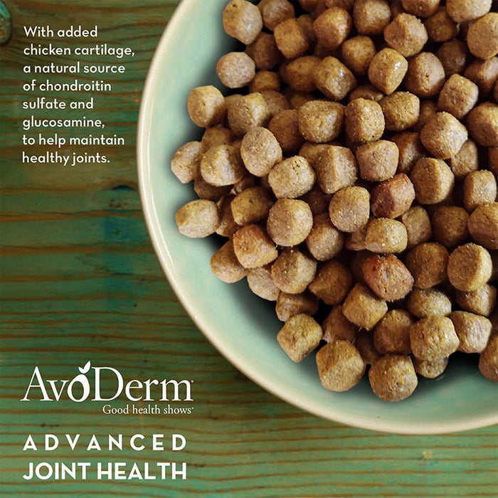 AvoDerm Natural Advanced Joint Health Chicken Meal Formula - Grain Free Adult Dry Dog Food 24 lb