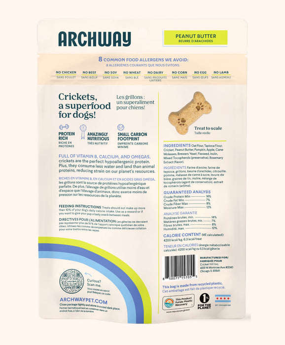 Archway Peanut Butter Cricket Better Biscuit 5 oz