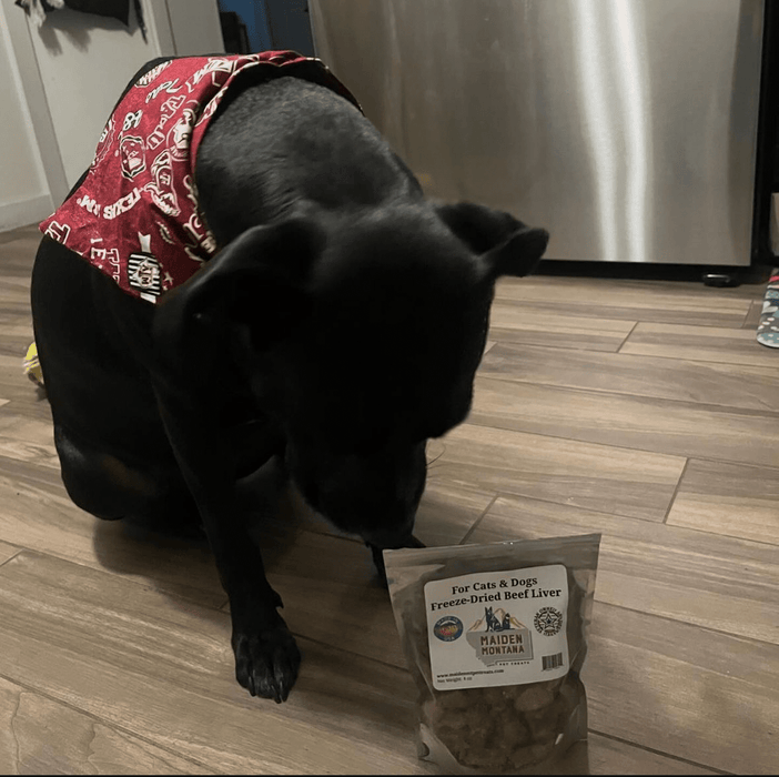 Maiden Montana Freeze Dried Beef Liver Treats 4oz