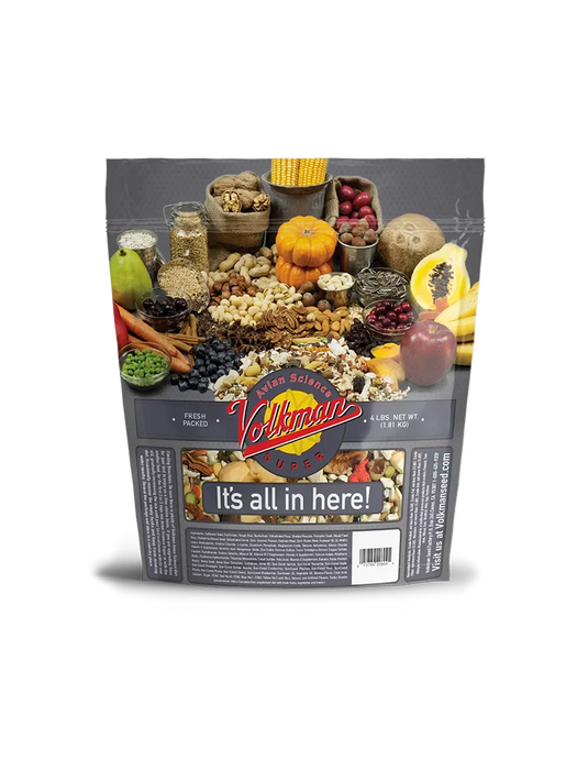 Volkman Seed Company Avian Science Super African Grey Parrot Bird Treat 4 lb