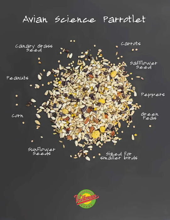 Volkman Seed Company Avian Science Super Parrotlet Bird Treat 20 lb