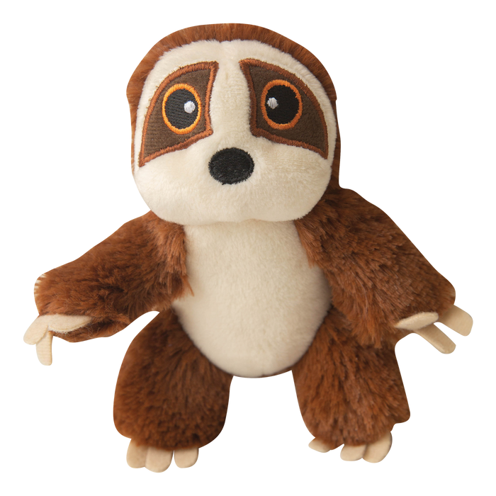 SnugArooz Baby Sasha the Sloth Plush Dog Toy