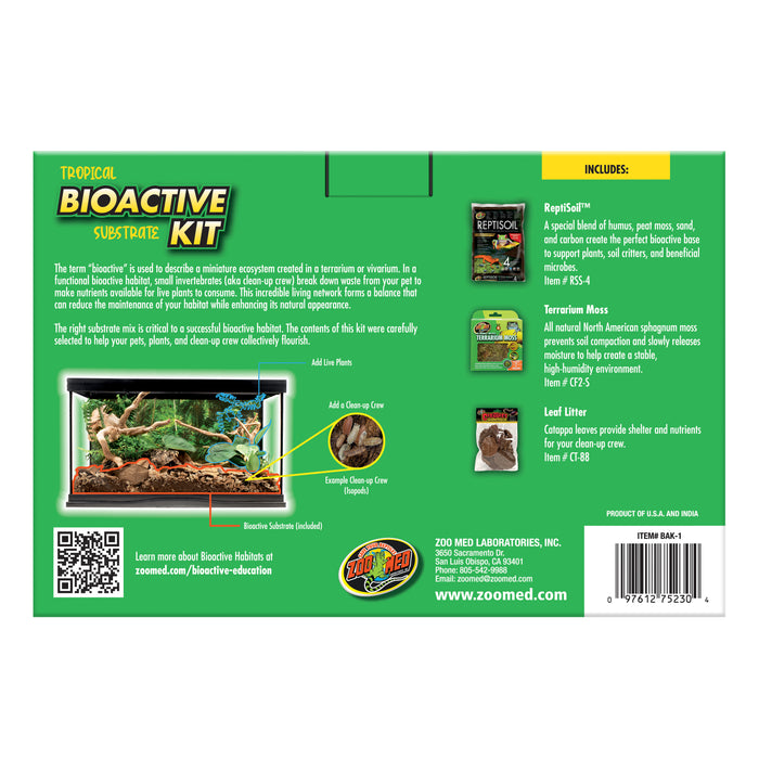 Zoo Med Tropical Bioactive Substrate Kit Regular