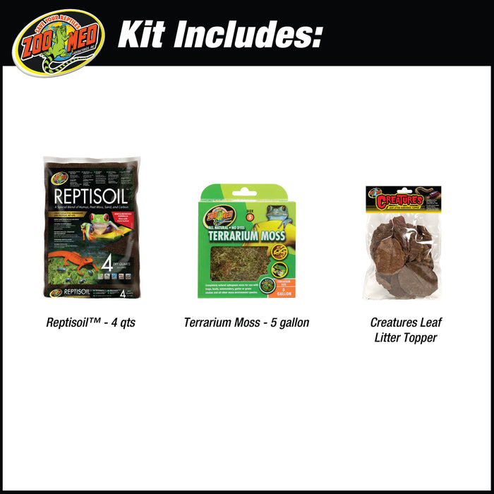 Zoo Med Tropical Bioactive Substrate Kit Regular